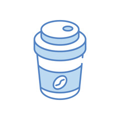 Coffee vector icon stock illustration