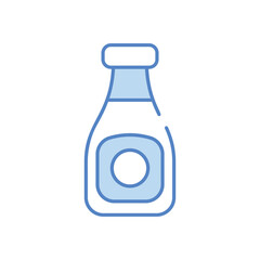 Ketchup vector icon stock illustration
