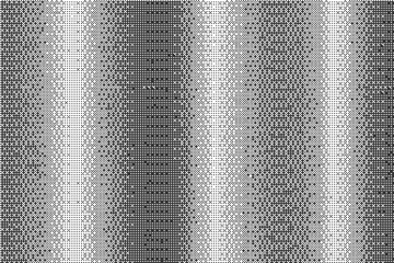 Bitmap striped gradient background. Textured dither retro game pattern. Vector abstract digital noisy wallpaper. Grunge glitch halftone wallpaper