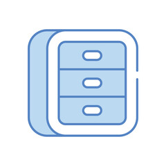 Paper Bag vector icon stock illustration