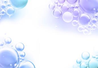 青系のバブルのバックグラウンド