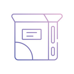 Cereal vector icon stock illustration