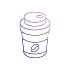 Coffee vector icon stock illustration