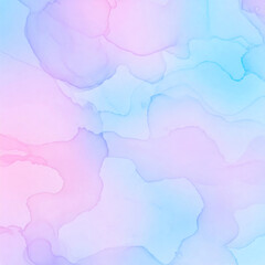 Pastel Watercolor Texture: Gentle Pink Blue Blend, Dreamy Art Background, Calming Fluid Design, Ethereal Wash Overlay.