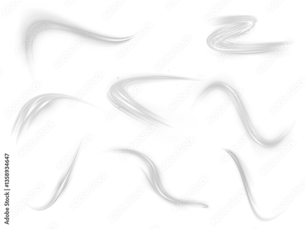 Poster abstract glowing vortex with neon swirls, sparkles, and spiral energy lines. a dynamic light effect 