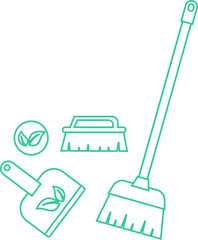 Eco Friendly Cleaning Icon