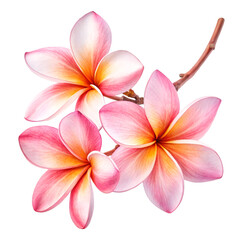 Close-up of pink flower against white background