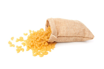 Elbow macaroni isolated