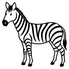 Zebra Animal Vector Graphic Design File for Digital Projects
