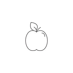 single outline icons apple related to food and drink. linear icons collection. editable stroke. vector illustration
