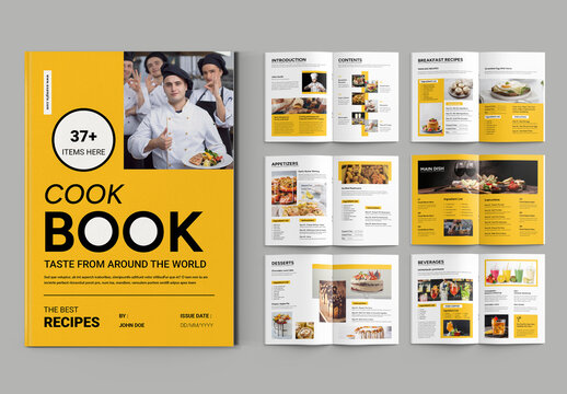 Cook Book Template Layout