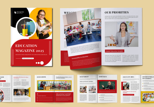 Education Magazine Template