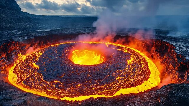 Fiery spectacle: Lava Lake in Erta Ale Volcano