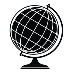 Abstract Globe Illustration for Navigation and International Concepts