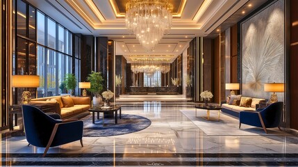 hotel lobby