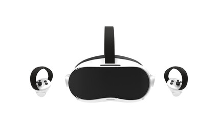 Futuristic VR Headset – Immersive Virtual Reality Glasses for Gaming & Entertainment transparent...