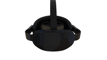 Futuristic VR Headset – Immersive Virtual Reality Glasses for Gaming & Entertainment transparent or white background