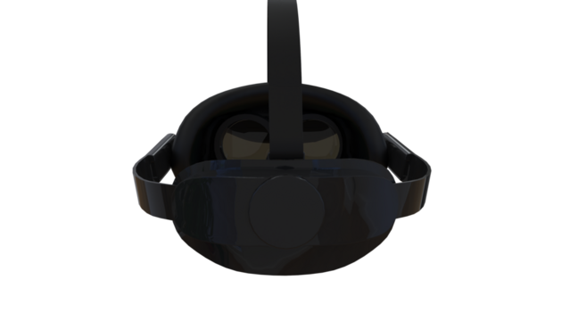 Futuristic VR Headset – Immersive Virtual Reality Glasses for Gaming & Entertainment transparent or white background