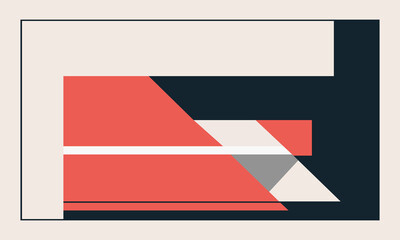 minimalist flat emblem modern design vector graphic illustration