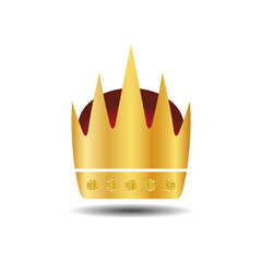 The crown is a symbol of monarchical power on a white background