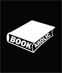Book aholic printable cut file.