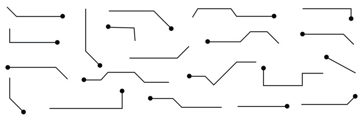 Callouts titles set. Digital callouts . Line callout label set. isolated on black  and white background. Vector illustration.&nbsp;EPS&nbsp;10 .