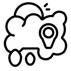 Weather Feature Line Icon