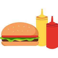 Hamburger Illustration