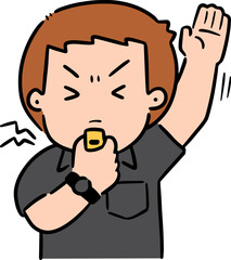 Illustration of referee