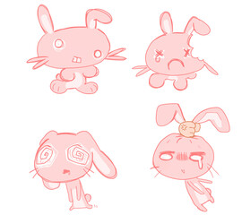 토끼 캐릭터이미지