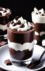 chocolate mousse dessert