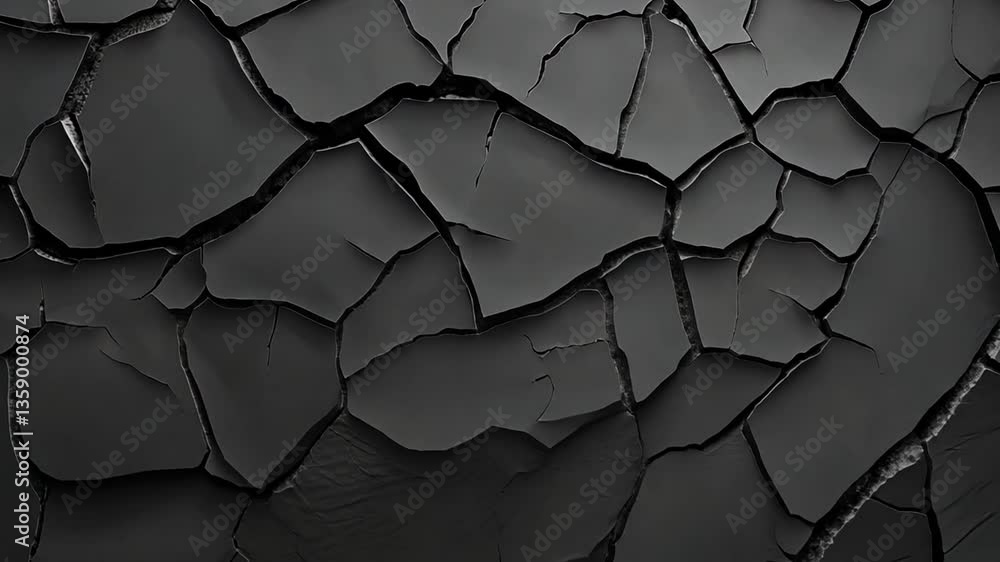 Poster high quality gray abstract background with detailed cracks and texture generative ai