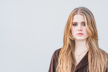 Model, jung, Gesicht