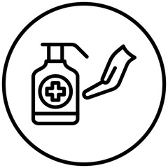 Vector Design Hand Sanitizer Icon Style