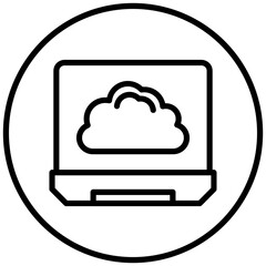 Vector Design Laptop Icon Style