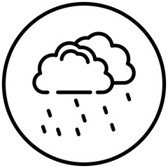 Vector Design Raining Icon Style
