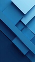 Fototapeta premium A sleek and modern abstract geometric pattern in shades of blue and gray, perfect for a professional presentation, sleek, professional