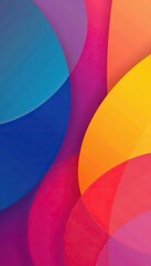 Fototapeta premium Abstract gradient geometric shapes in vibrant colors for sport event poster design background vector set, promotion, social media