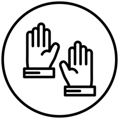 Obraz premium Gloves Icon Style