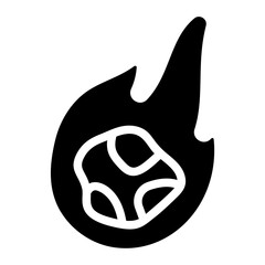 Comet Solid Icon