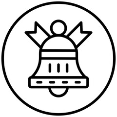 Birthday Bell Icon Style