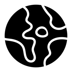 Earth Solid Icon