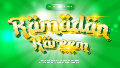 Ramadan Kareem Editable Text Effect