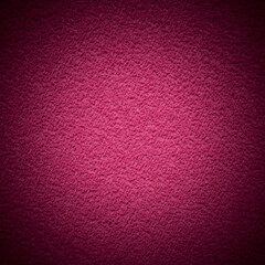 close up of purple terry paper for design illuminated at center