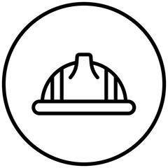 Obraz premium Safety Helmet Icon Style