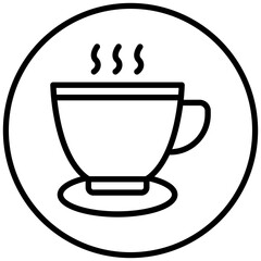 Tea Cup Icon Style