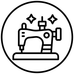 Sewing Machine Icon Style