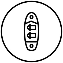 Snowboard Icon Style