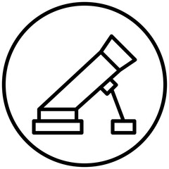 Army Mortar Icon Style