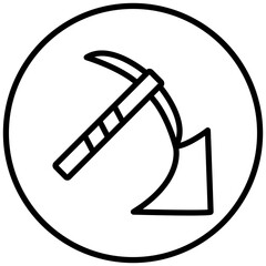 Pickaxe Icon Style